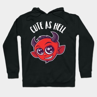 Cute as Hell Devil Hoodie